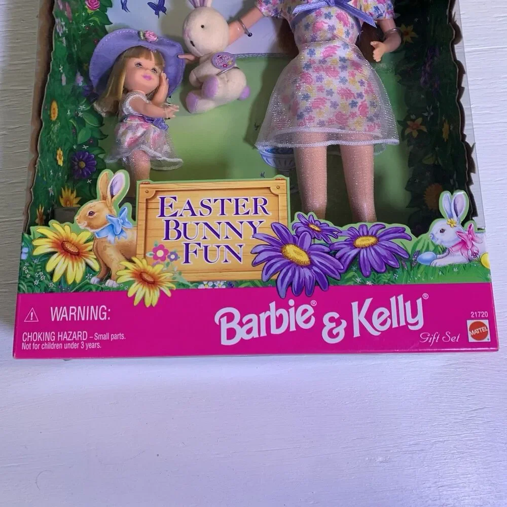 Vintage Barbie 1990’s Easter Bunny Fun Barbie & Kelly